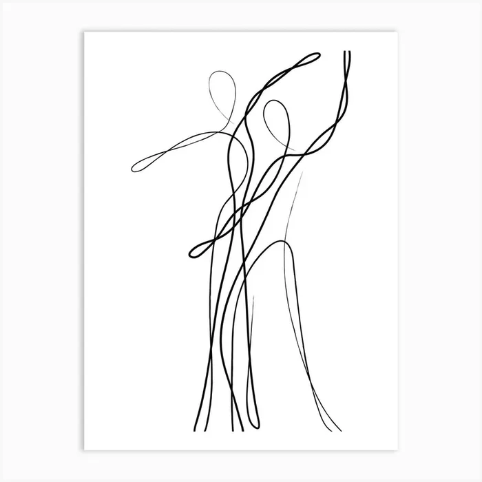 Dance With Me Art Print by Enchanted Wishes