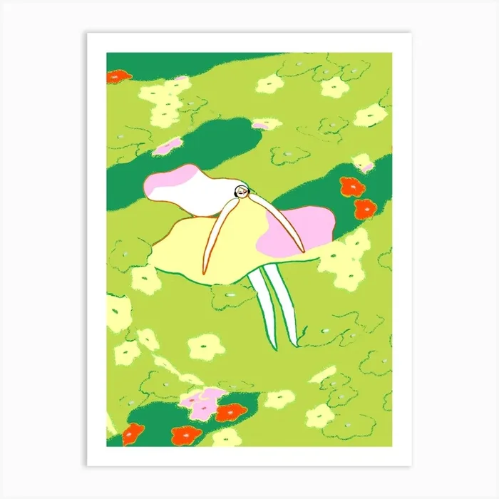 daydreaming 1 Art Print by Janice Susanto