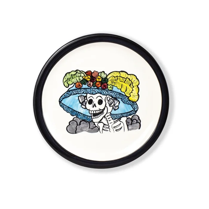 Dinner Plate – Colorful Katrina | Day of the Dead