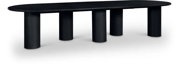 Dolan 95.25 ” – 143.25 ” Solid Wood And Oak Veneer Extendable Dining Table