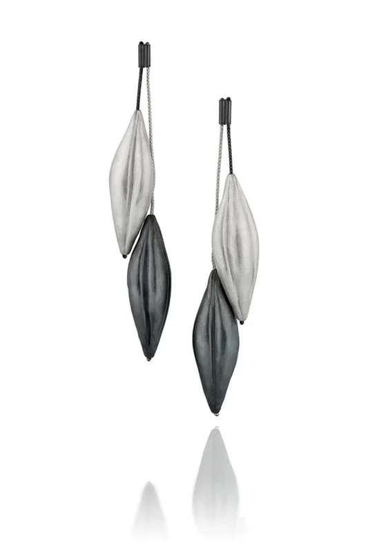 Double Drop Pod Earrings