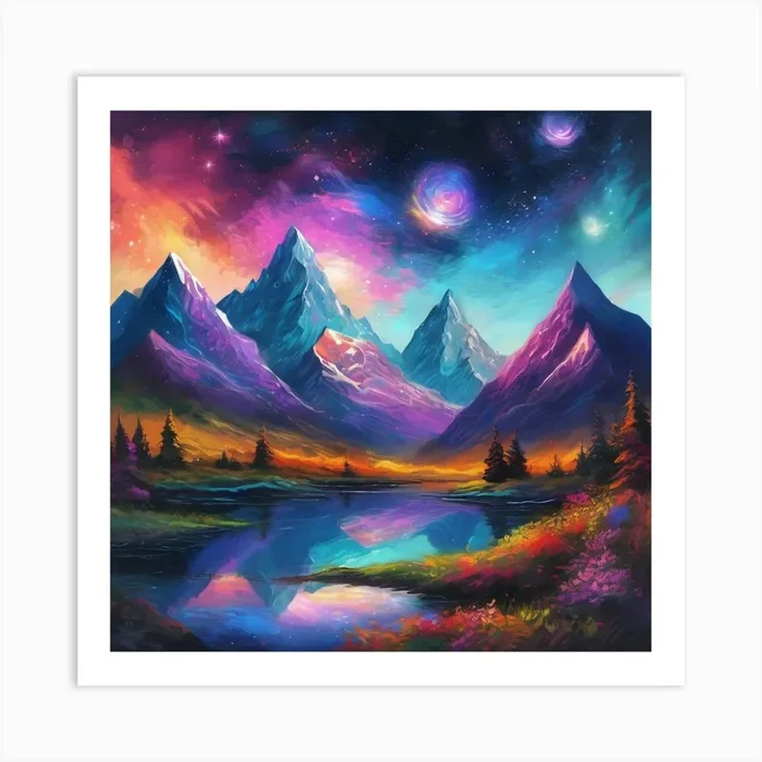 Dreamscape Art Print by Cats for you