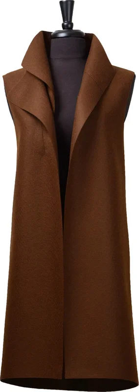 Duster Vest – Brown