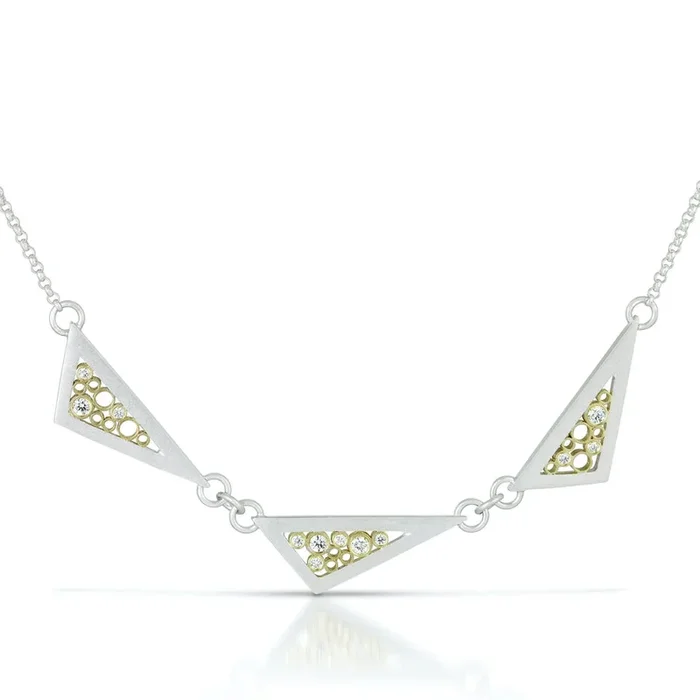 Estrella Triple Triangle Necklace