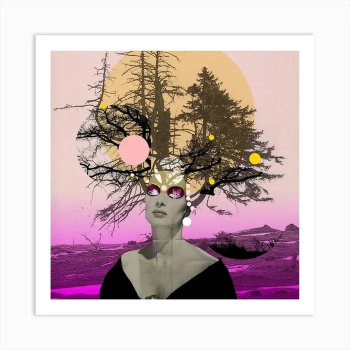 Faded Stars � Capucine (Heldenverehrung) Art Print by Marko Koeppe