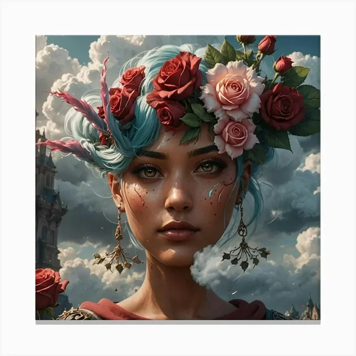 Fairytale Girl 1 Canvas Print by nemesis