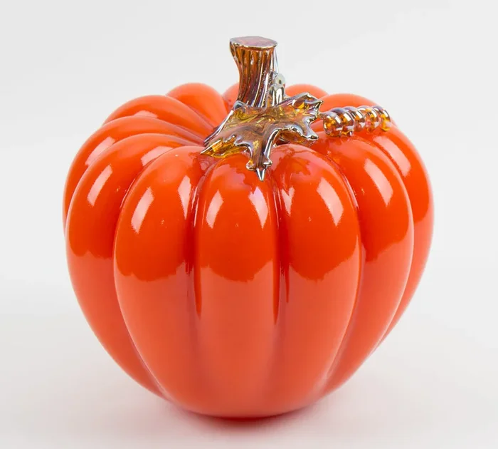 Fall Pumpkins – Large Dark Orange Pumpkin