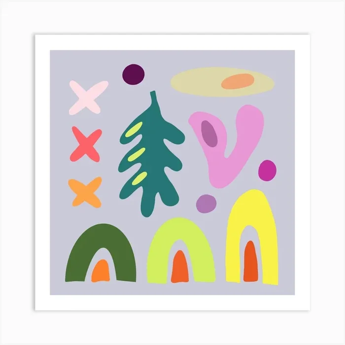 Favorite Things2 Art Print by Karin Jordan Studio
