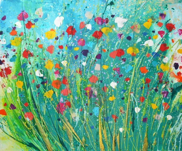 Flower Paradise – Original Abstract Art