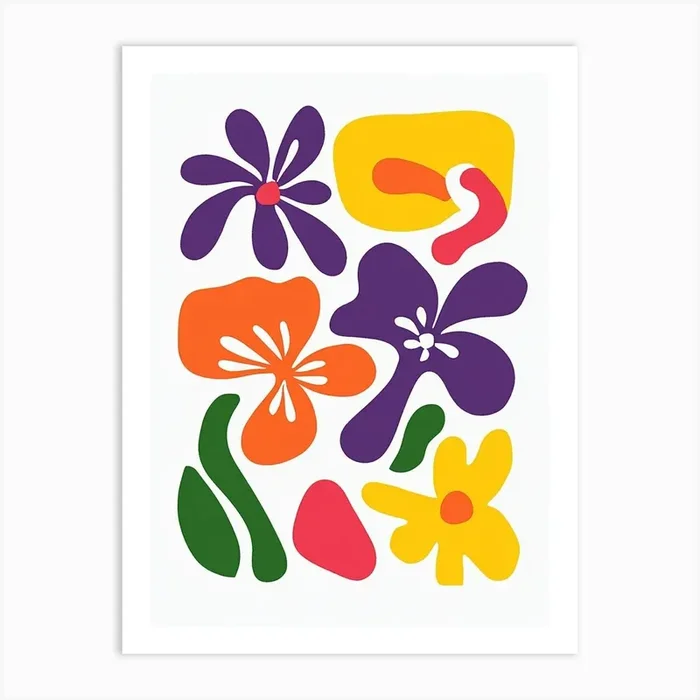Flowers 8 Art PrintS by Shadesigns