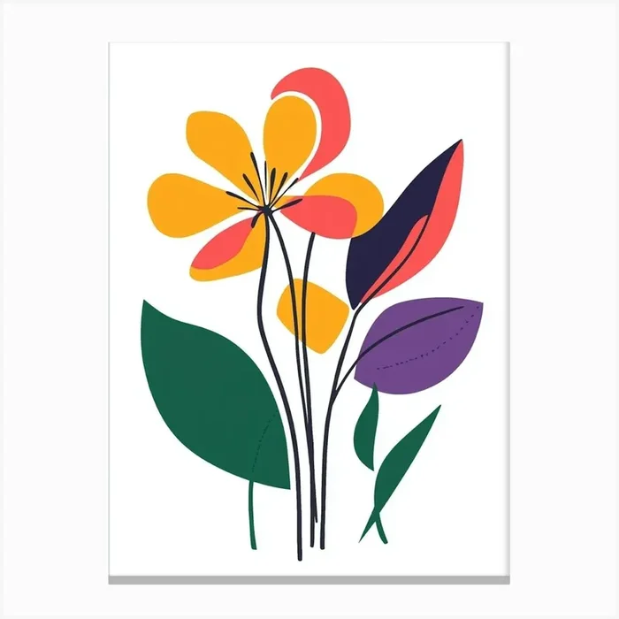 Flowers In A Vase 26 Canvas PrintS by Shadesigns