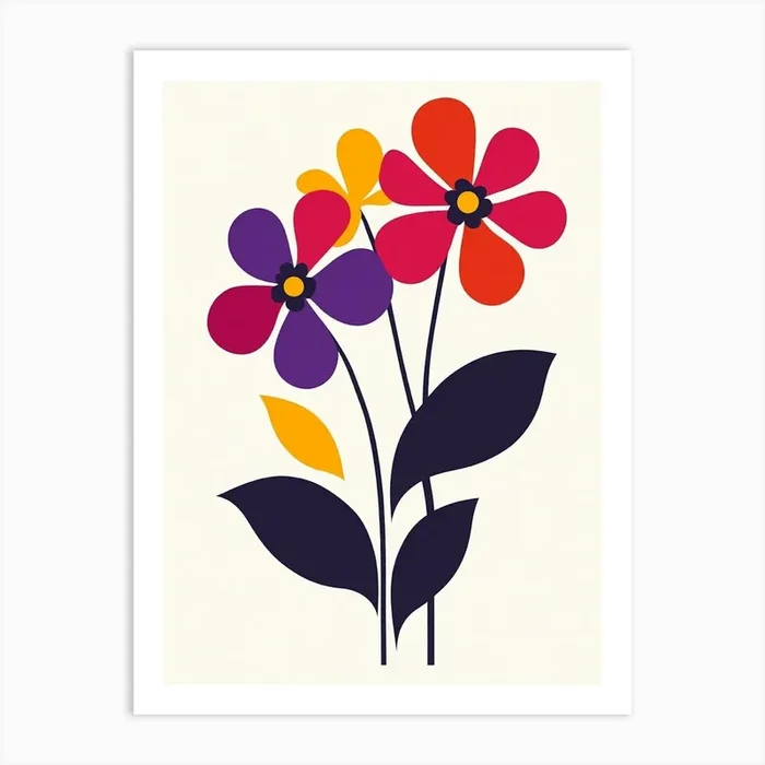 Flowers In A Vase 60 Art PrintS by Shadesigns