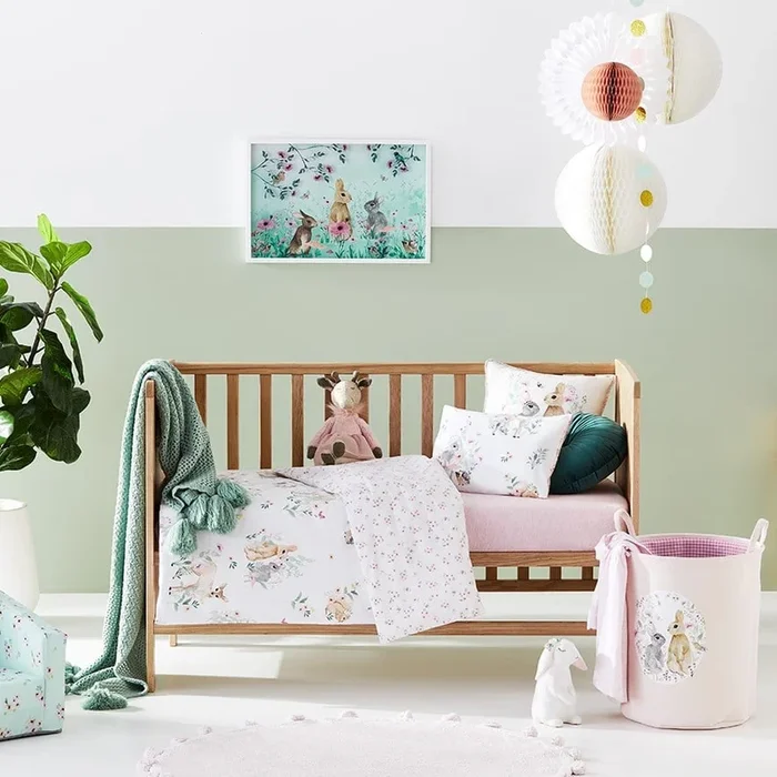 Forest Friends Cot Quilt Cover Set