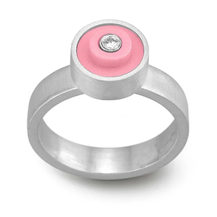 Forever Young Diamond Dot Ring – Cotton Candy