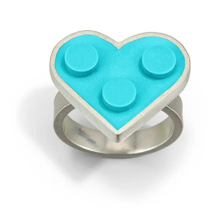 Forever Young Heart Ring – Turquoise