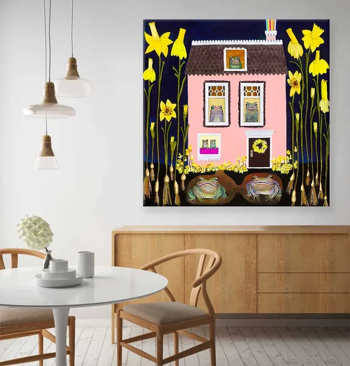 Frog’s House Canvas Wall Art