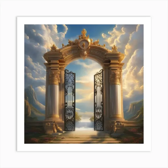 Gate To Heaven 1 Art PrintN by Nieshaa12