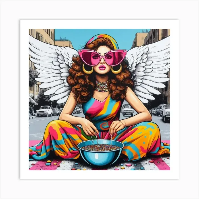 Girl in tehran3 Art Print by Miad Mirzaee
