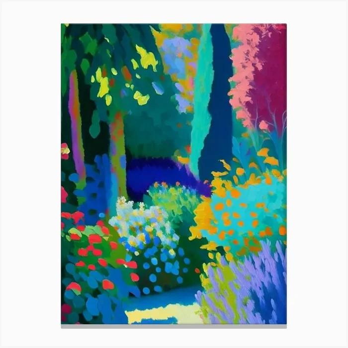 Giverny Gardens, 1, France Abstract Still Life Canvas PrintGO by Gardens of the World Art Prints & Posters