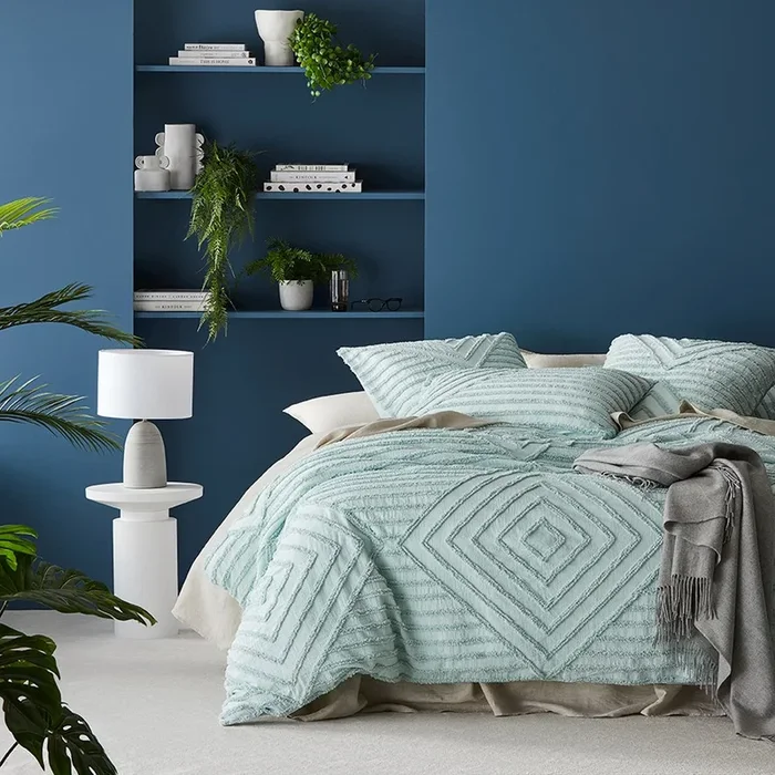 Harlow Tufted Mint Quilt Cover Separates