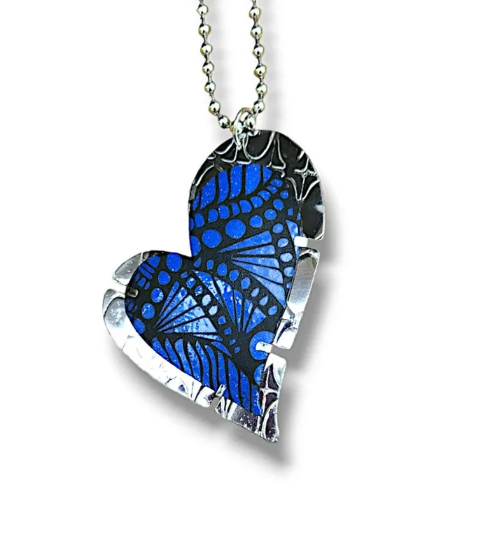 Heartfelt Necklace – Blue
