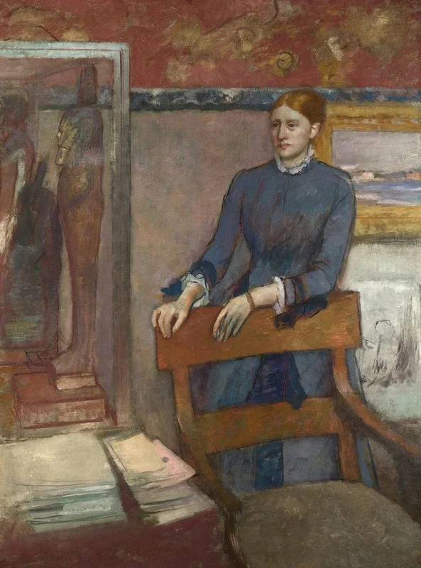 Helene Rouart in her Father’s Study