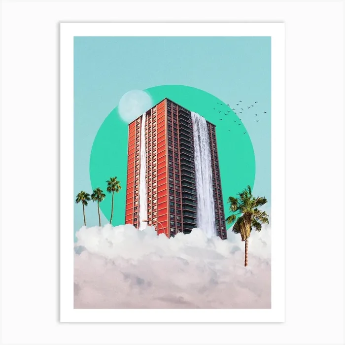 High Rise Art Print by Lionheart