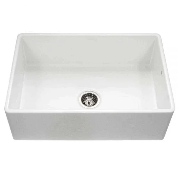 Houzer Platus 33 ” Fireclay Apron Front Farmhouse Single Bowl Kitchen Sink