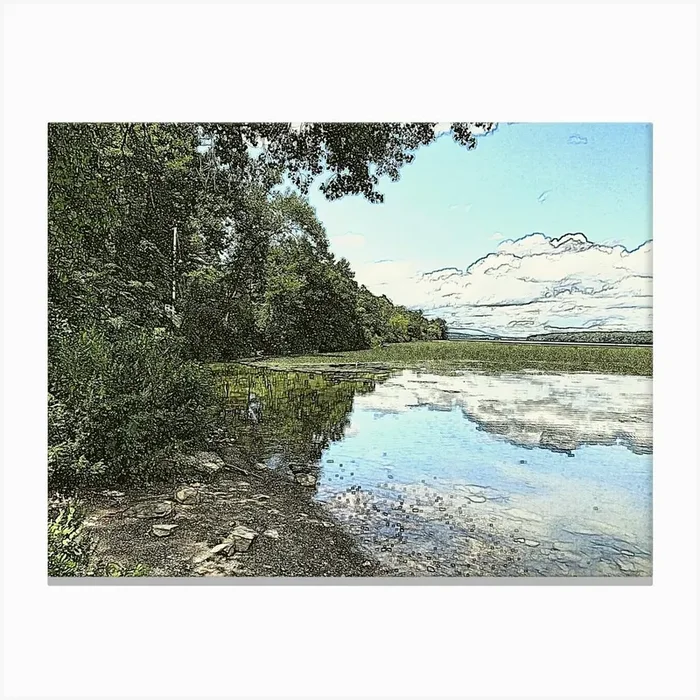 Hudson river Canvas Print by Hudson