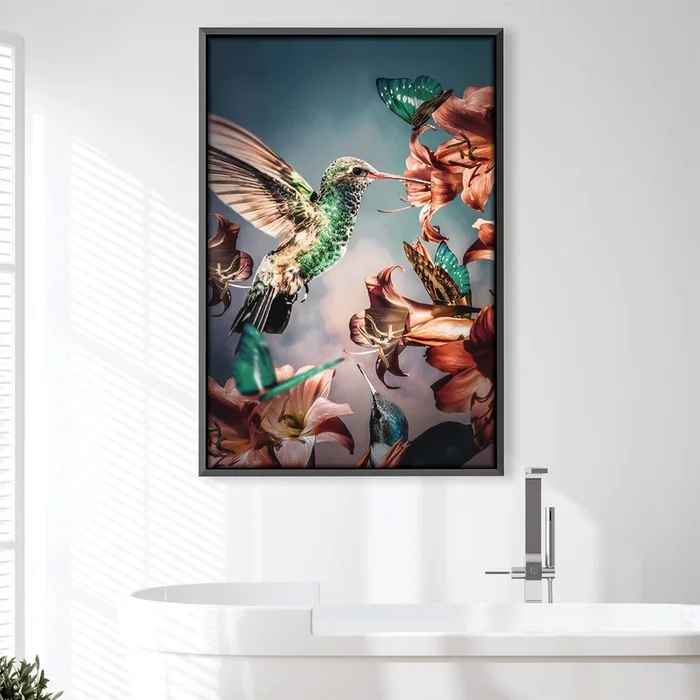 Hummingbirds Canvas
