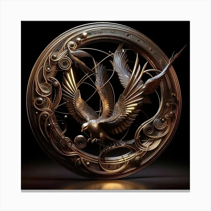 Hunger Games Logo Canvas PrintK by Krishna