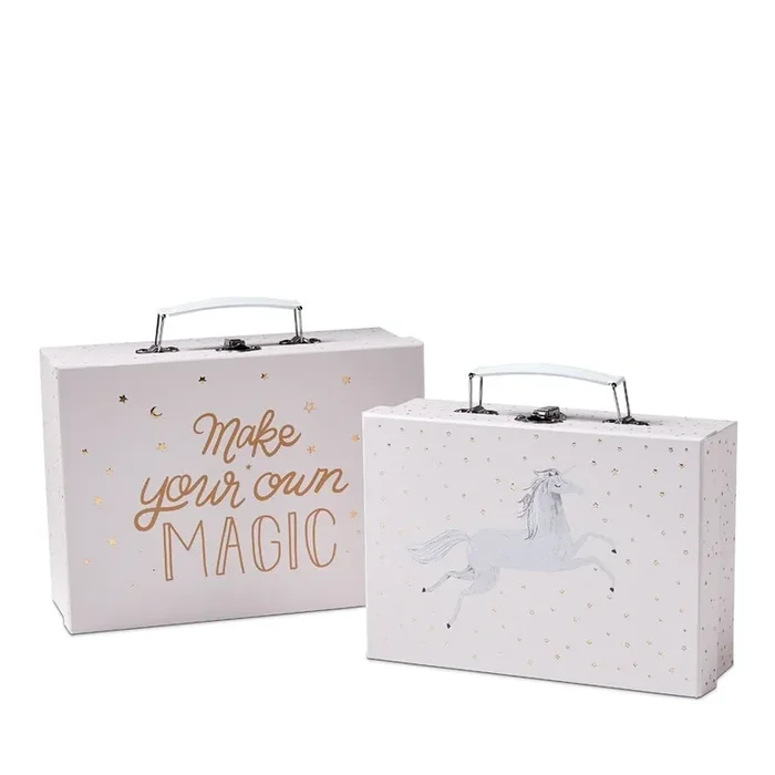 I Believe in Unicorns Decorative Suitcase Set of 2
