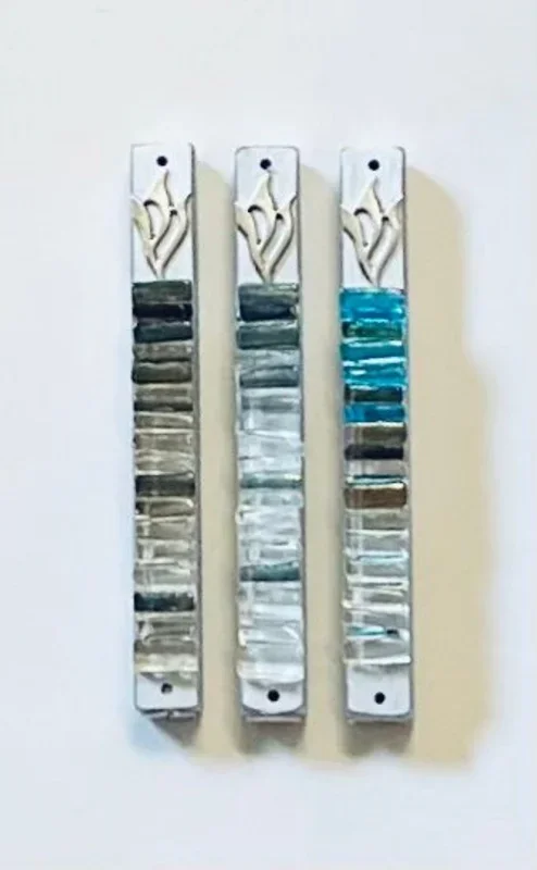 Icicle Mezuzah II – Silver Degrade