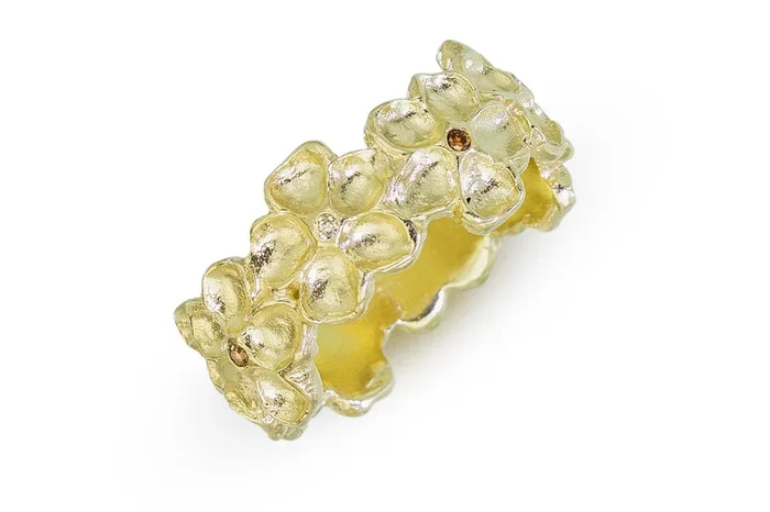 Impatiens Wide Band Ring