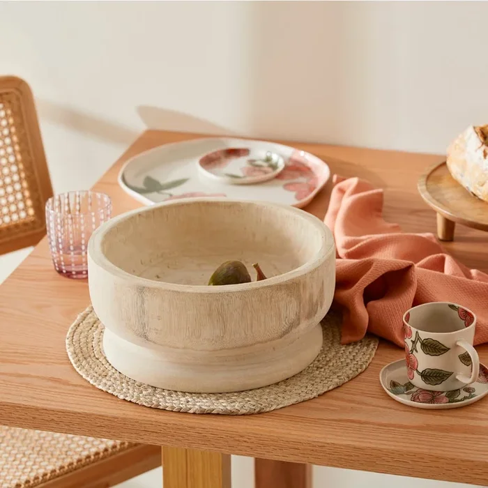 Jasper Natural Curve Timber Bowl