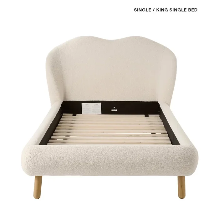 Juliette Vanilla Teddy Full Bed – Single & King Single