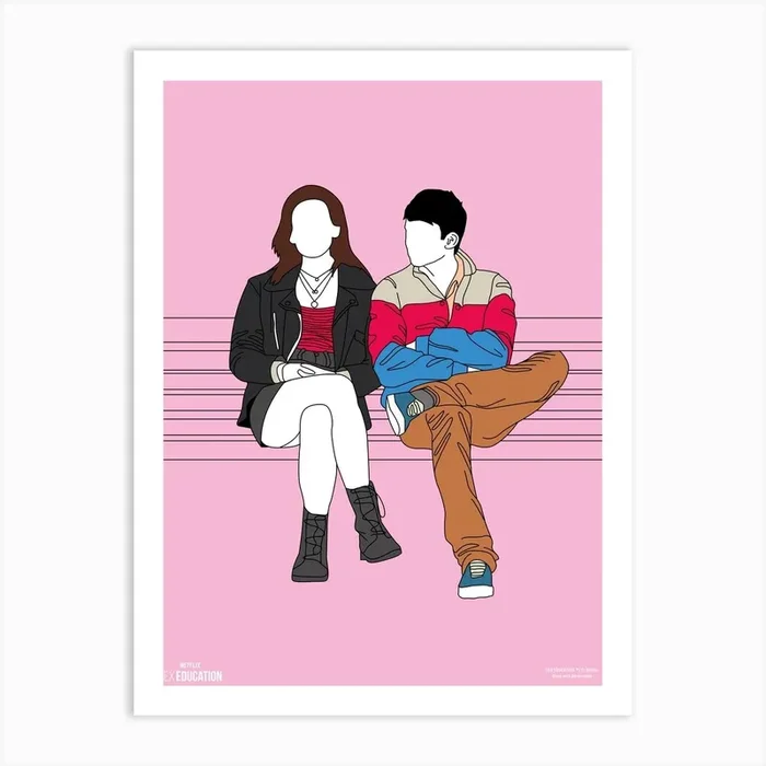 Just Talking Art Print by Netflix Sex Education Art Prints and Posters