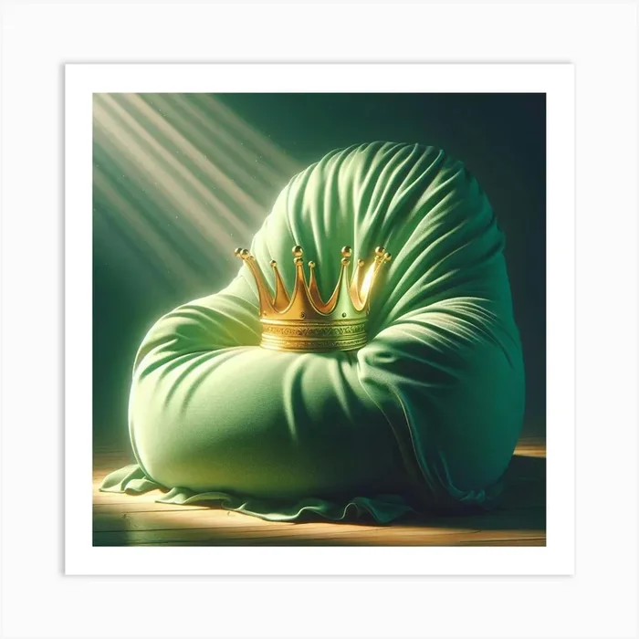 King’S Chair 1 Art PrintMM by Maxi Milano