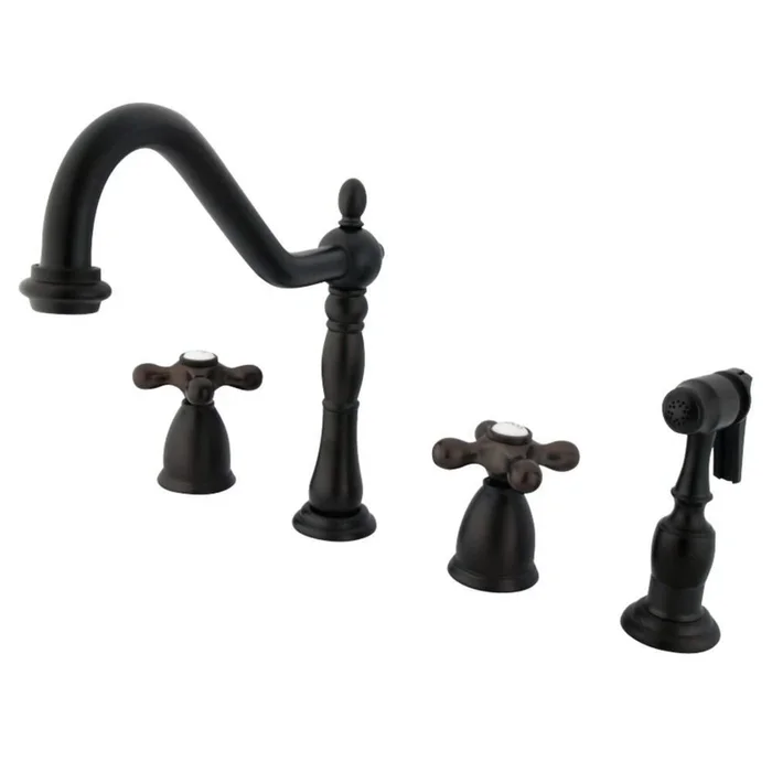 Kingston Brass Heritage Widespread Kitchen Faucet