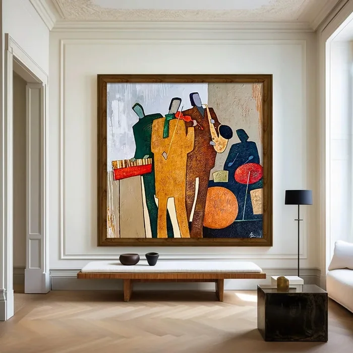 Large Abstract Jazz Band Art | KeiraArt #AG 190