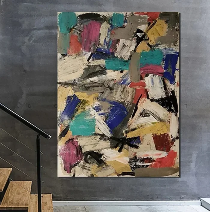 Large Abstract Paintings, Contemporary Acrylic Wall Art Ideas, Large Paintings for Living Room, Simple Modern Art, Modern Canvas Painting