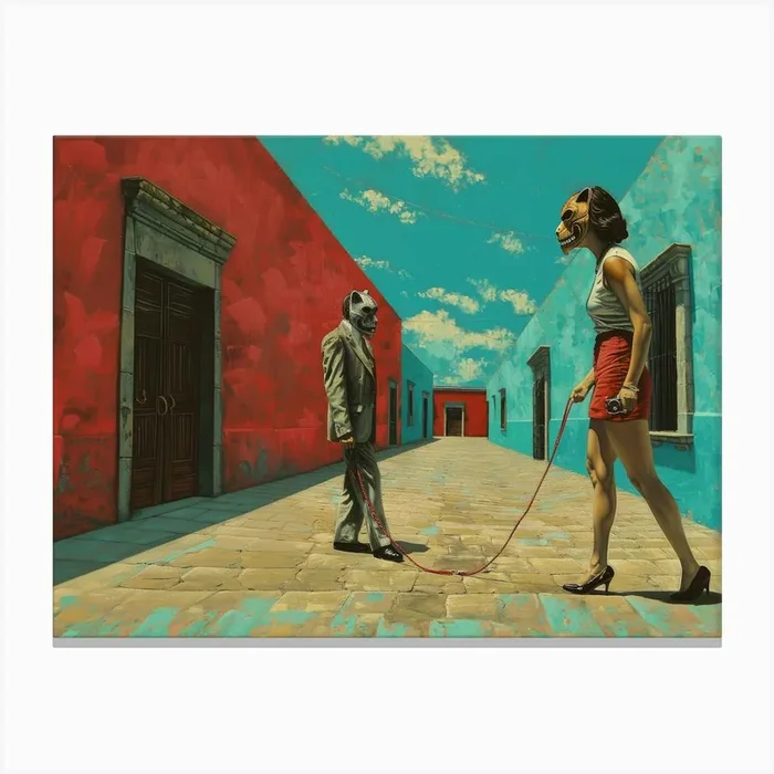 Leashed 1 Fy H Canvas PrintH by high-noon-moon