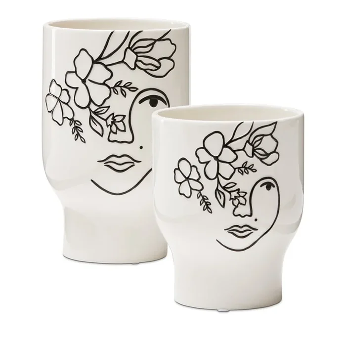 Lineart White Vase