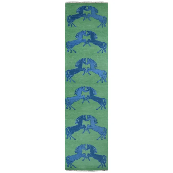 Luxor Turkish Knot Runner Rug