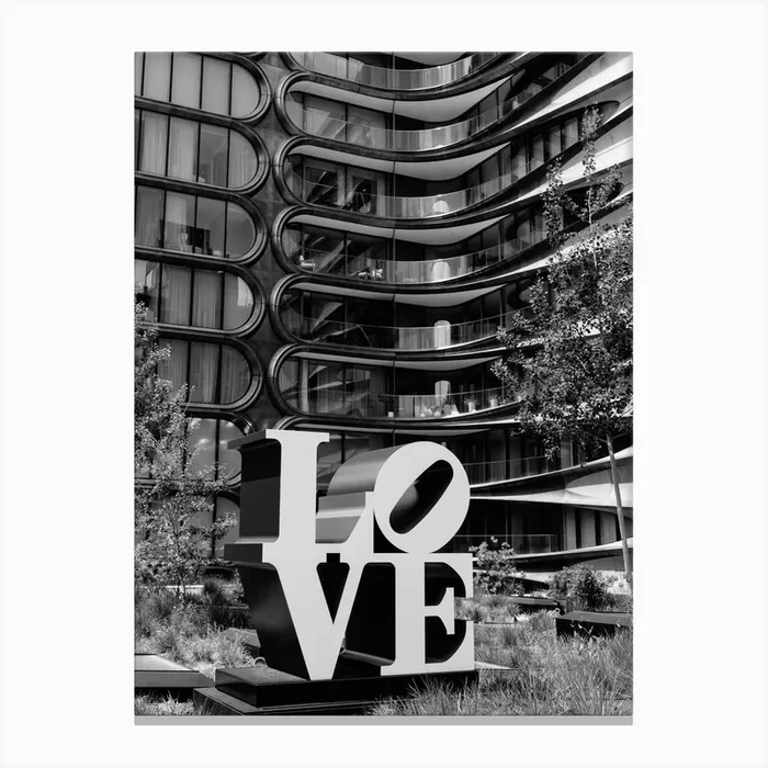 Manhattan Love Canvas Print by Bethany Young