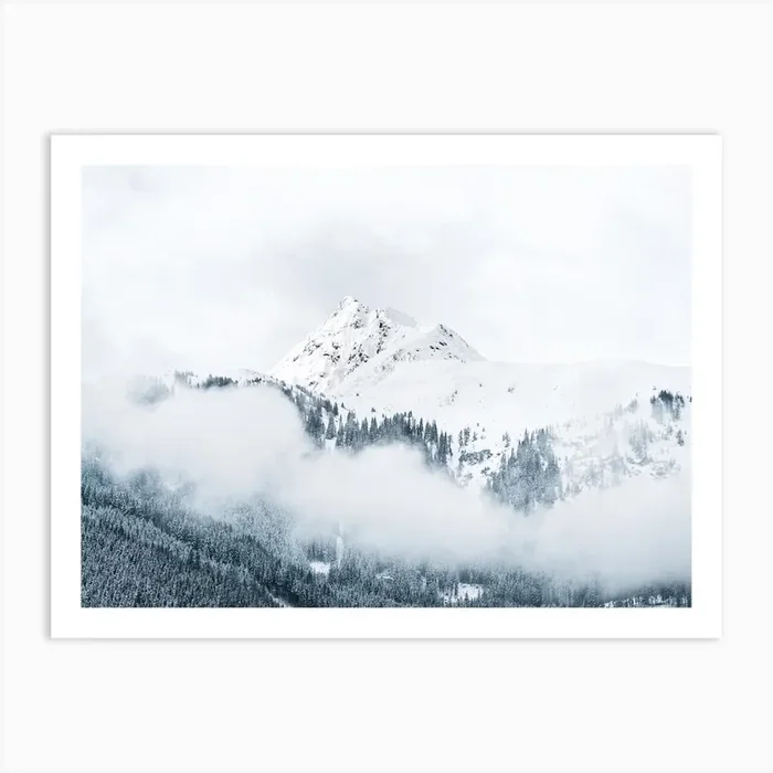 Mania Landscapes Raw 11 Grossvenediger (Austria) Art Print by Mania Print Collection