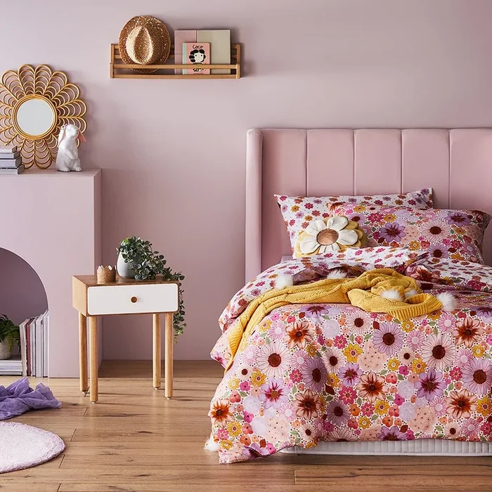 Marigold Pink Quilt Cover Set