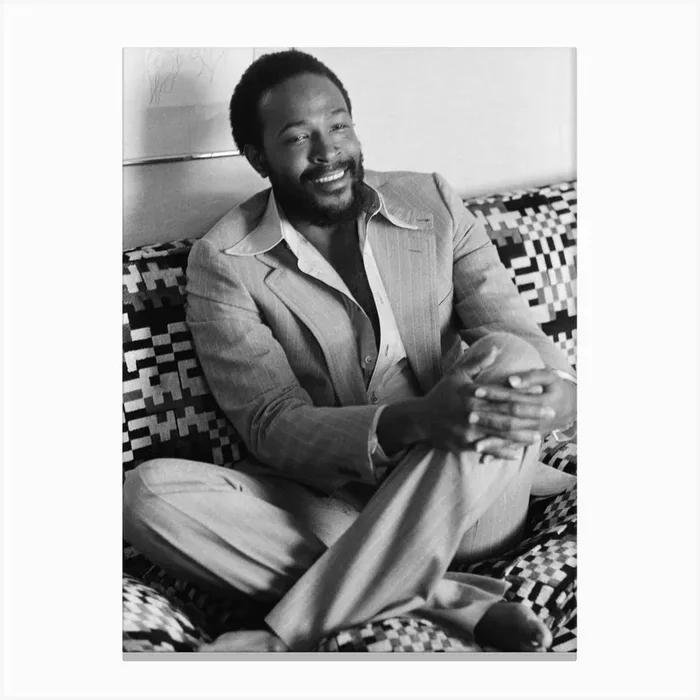 Marvin Gaye, 1976 Canvas Print by Mirrorpix