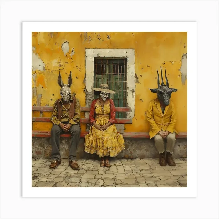 Mexico Bench 2 Fy S Art PrintH by high-noon-moon