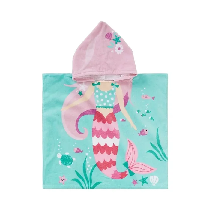 Mia Mermaid Beach Hooded Towel